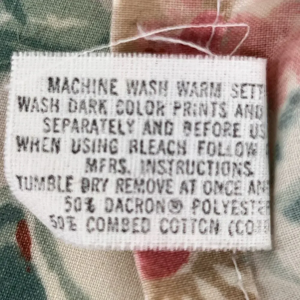 Vintage Cottagecore Floral Sheet Set Twin Cottage Shabby Chic Granny